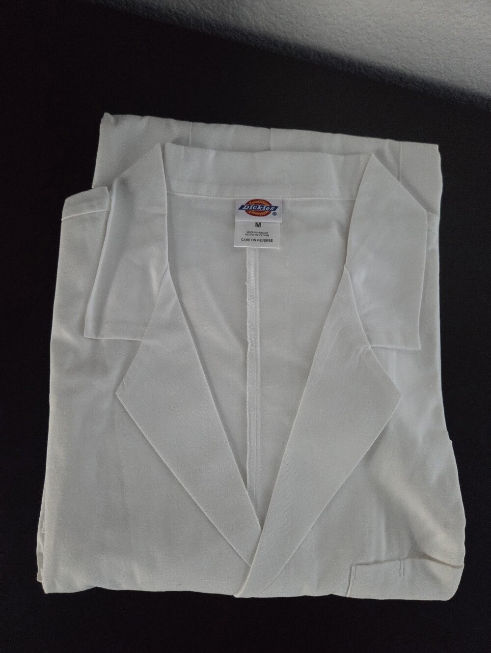 Dickies White Lab Coat Medical Uniform Unisex Medium New With Tags 3 Pocket